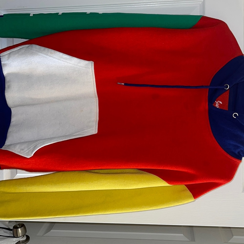 YouTube merch by Scotty Sire colorblocked hoodie